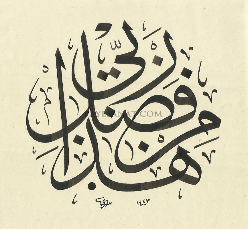 BU RABBİMİN İKRAMIDIR AYET 