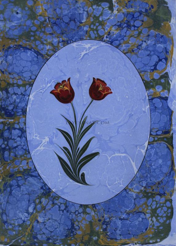 ÇİÇEKLİ EBRU 