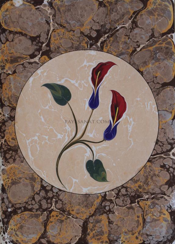 ÇİÇEKLİ EBRU (Murakkalı) 