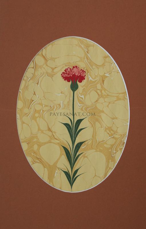 ÇİÇEKLİ  EBRU(Murakkalı)