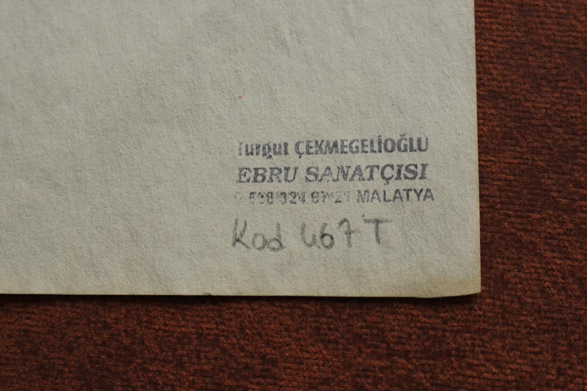 ÇİÇEKLİ EBRU 