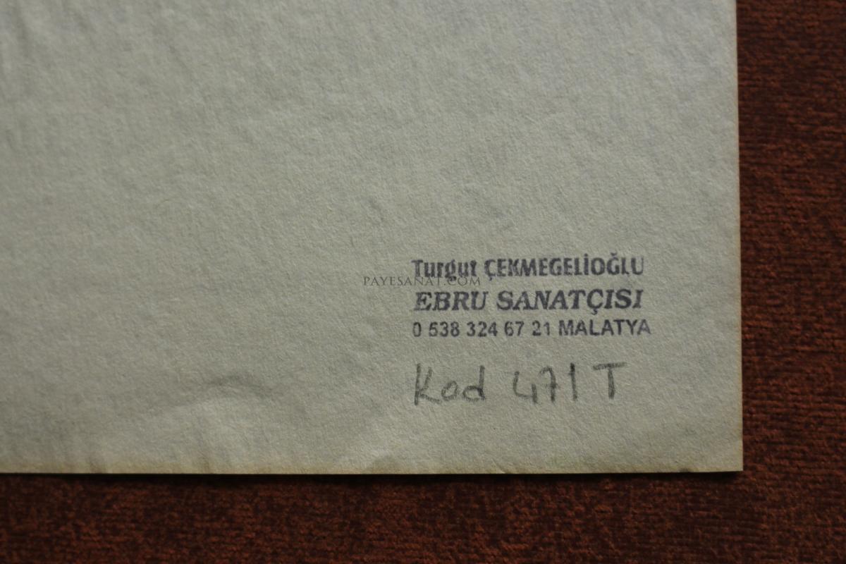 ÇİÇEKLİ EBRU 