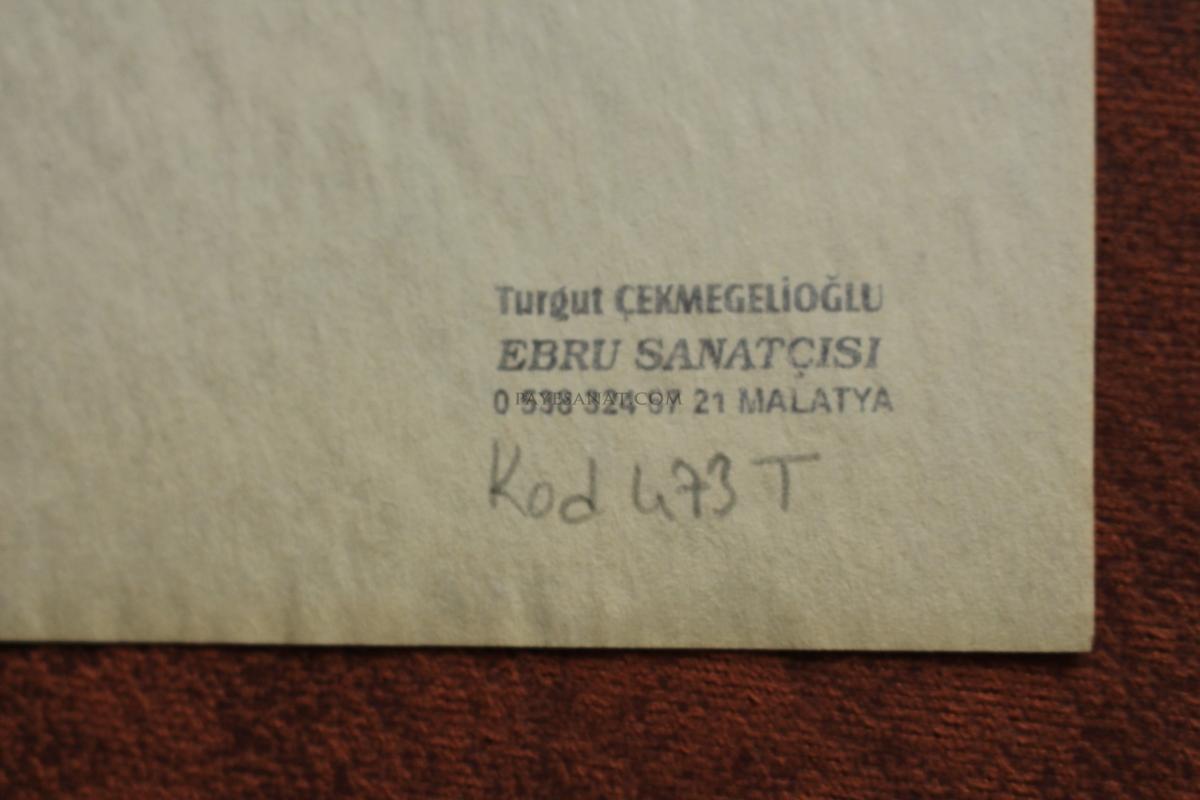 ÇİÇEKLİ EBRU 