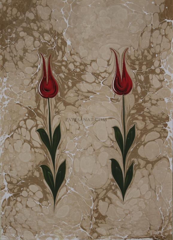 ÇİÇEKLİ EBRU 