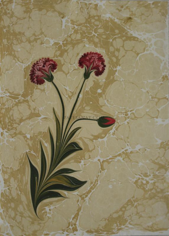 ÇİÇEKLİ EBRU 