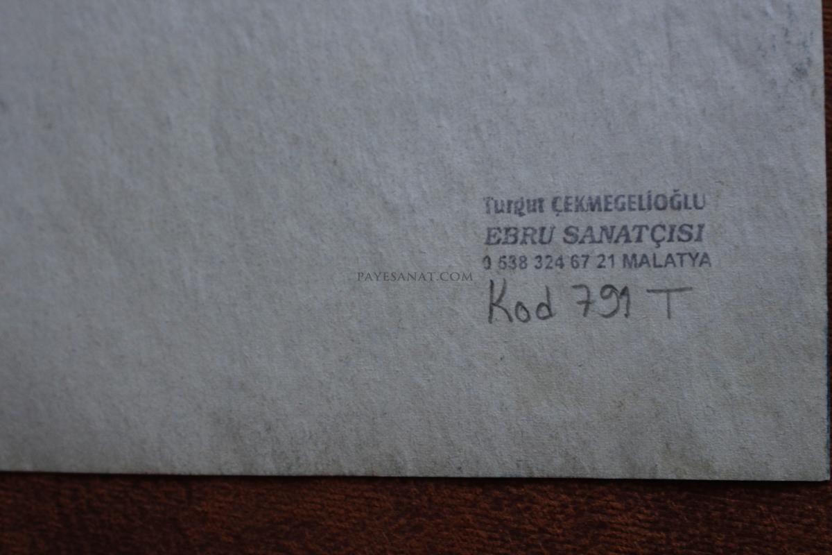 ÇİÇEKLİ EBRU 