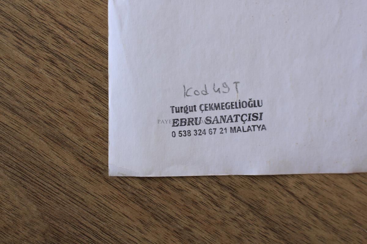 ÇİÇEKLİ EBRU 