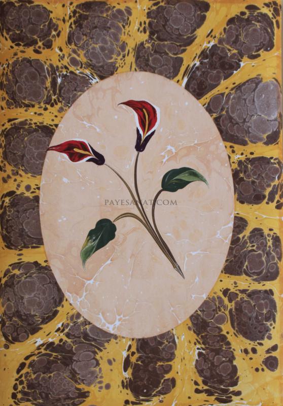 ÇİÇEKLİ EBRU (Murakkalı)