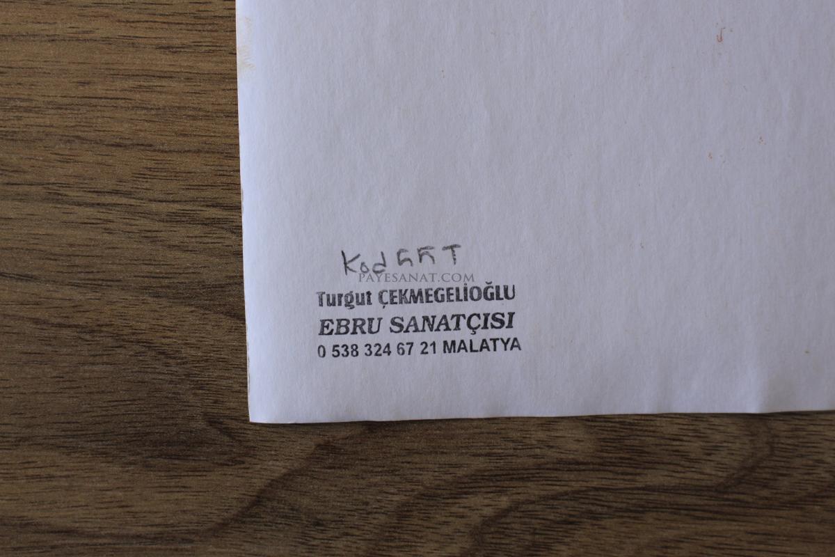 ÇİÇEKLİ EBRU 