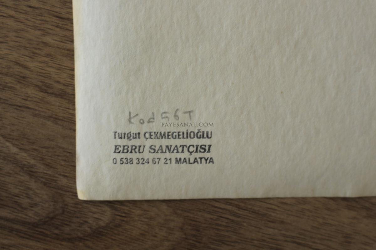 ÇİÇEKLİ EBRU 