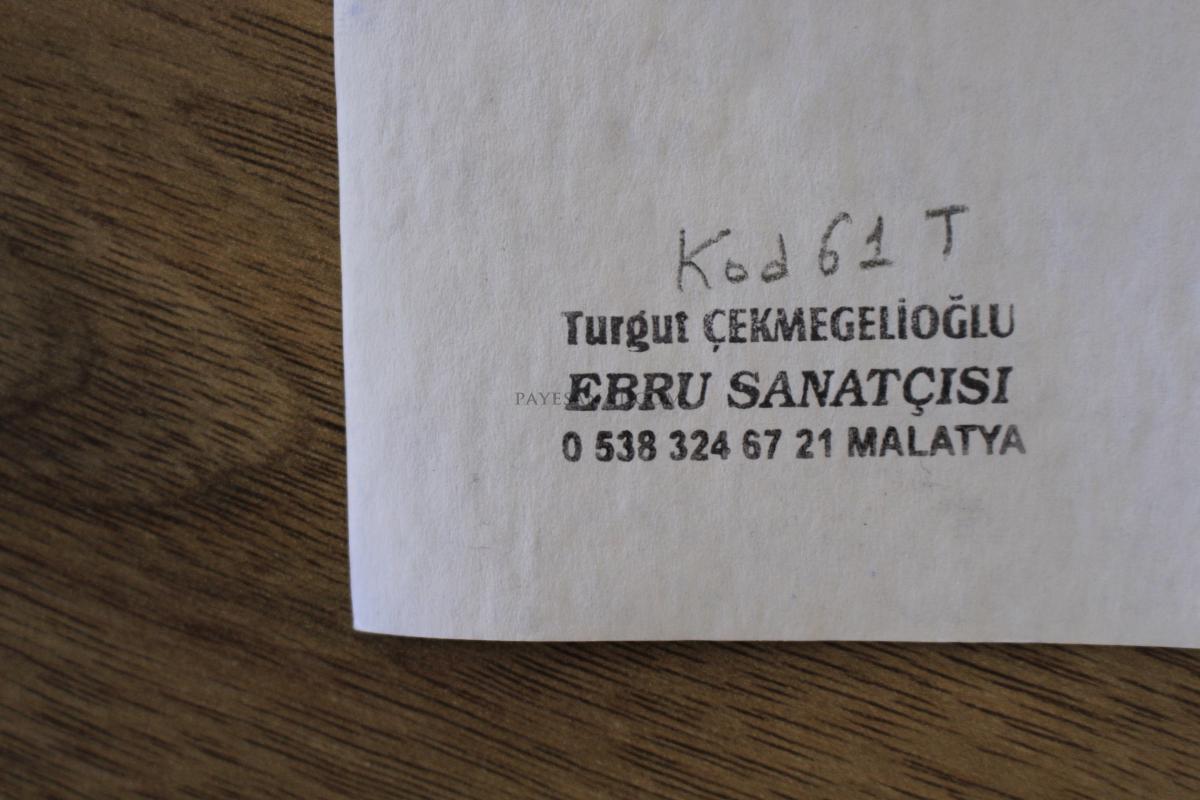 ÇİÇEKLİ EBRU 