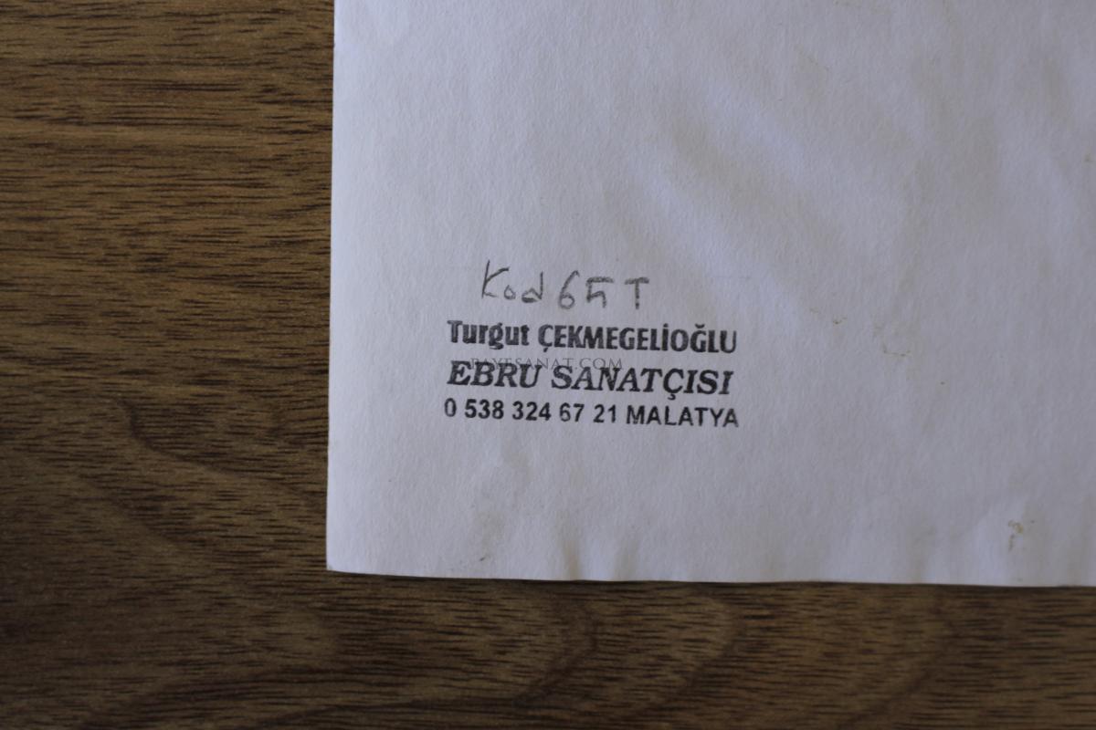 ÇİÇEKLİ EBRU