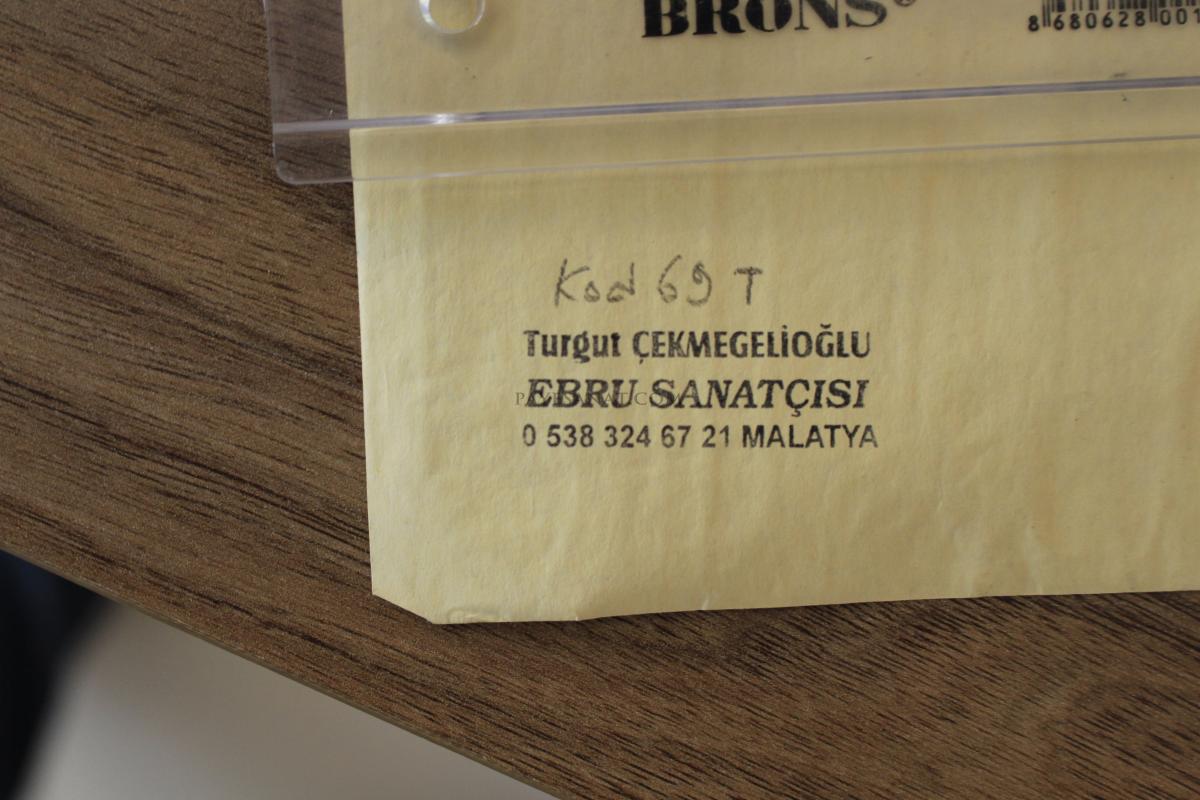 ÇİÇEKLİ EBRU 