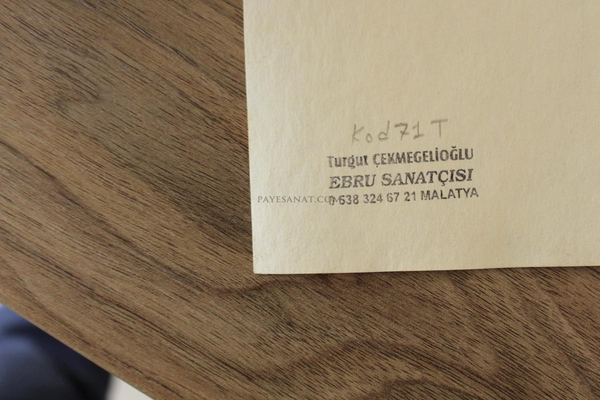 ÇİÇEKLİ EBRU 