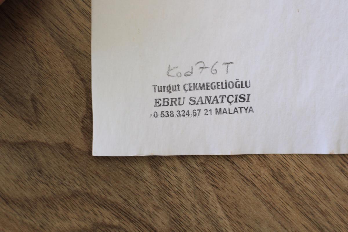 ÇİÇEKLİ EBRU