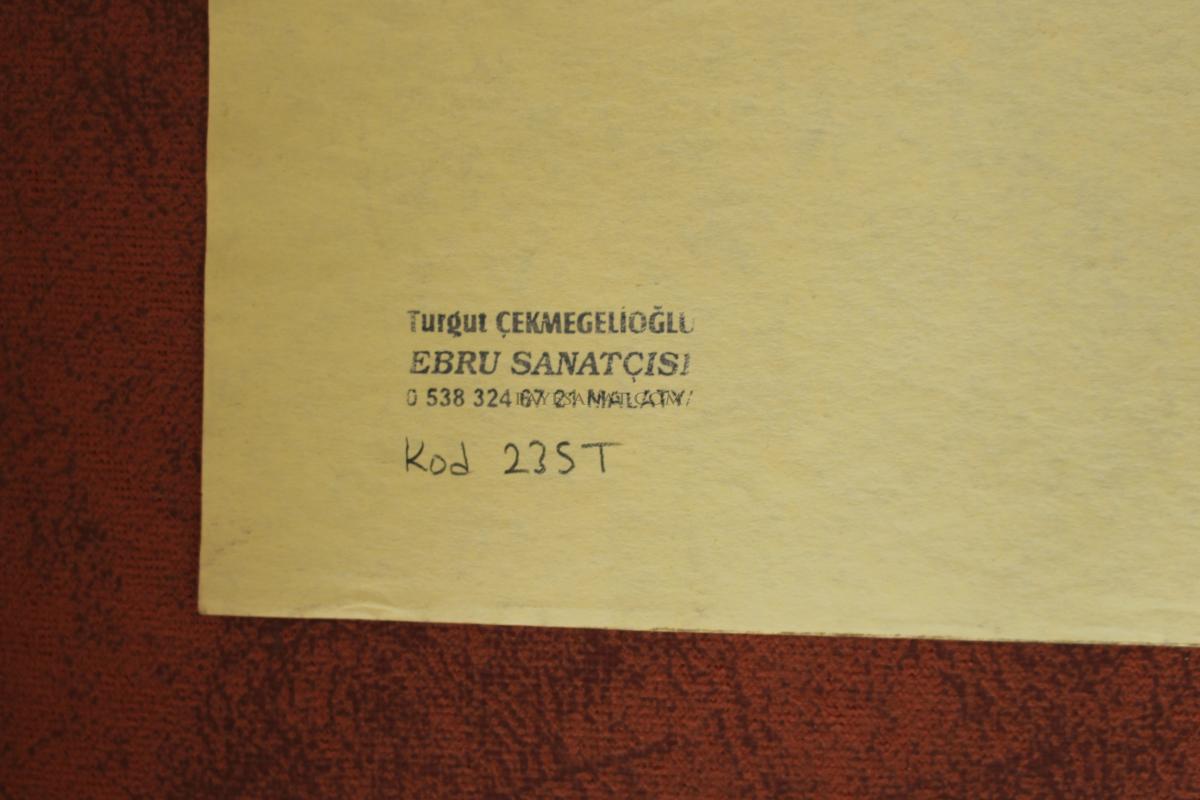 ÇİÇEKLİ EBRU 