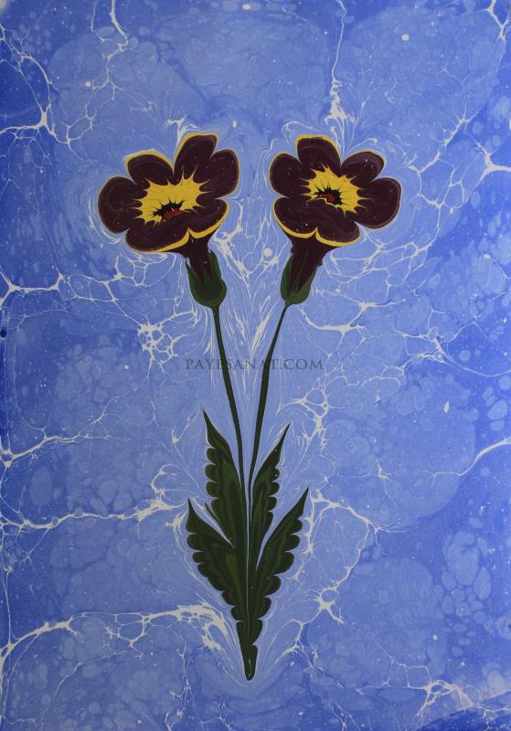 ÇİÇEKLİ EBRU 