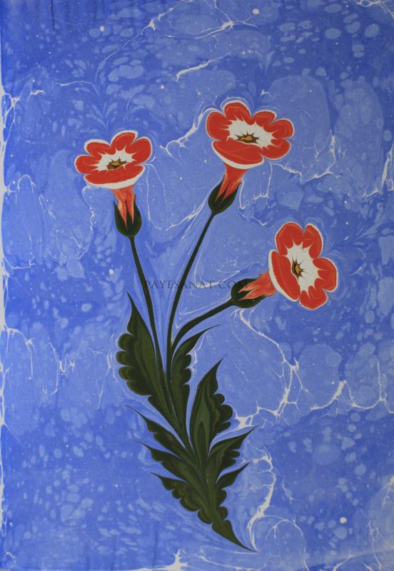 ÇİÇEKLİ EBRU 