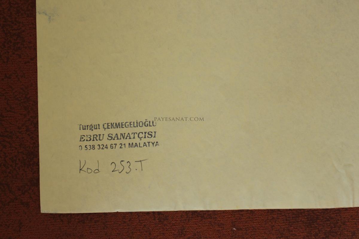 ÇİÇEKLİ EBRU 